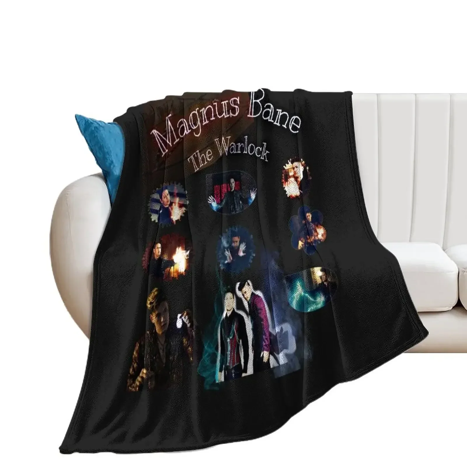 

Magnus Bane The Warlock Throw Blanket Custom For Sofa Thin Blankets