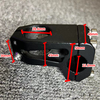 Bicycle Stem 1 Pcs 200g 60mm Length Accessories Aluminum Alloy Black Parts Brand New For 25.4mm/22.2mm Handlebar