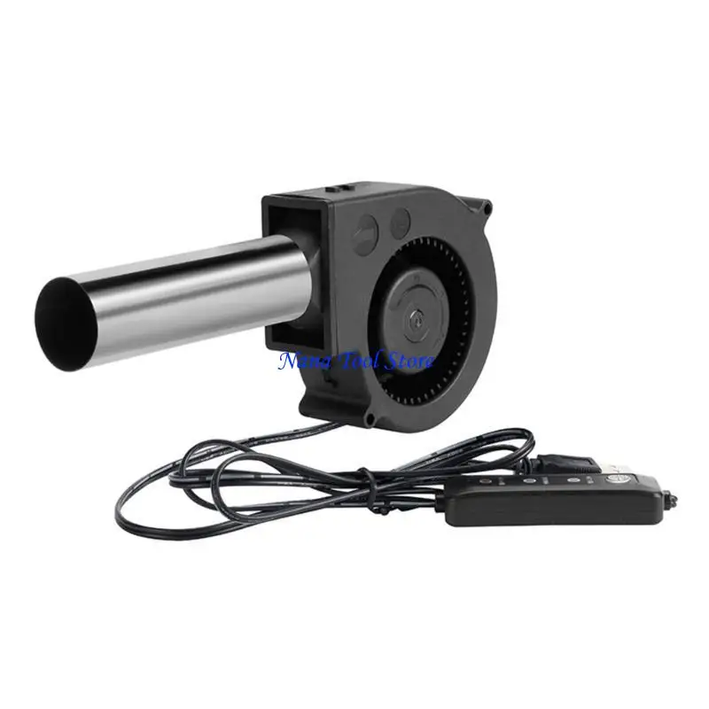 

31GJ Высокоэффективный центробежный вентилятор 5 В с длинной стальной трубкой для приготовления пищи на открытом воздухе, режим,