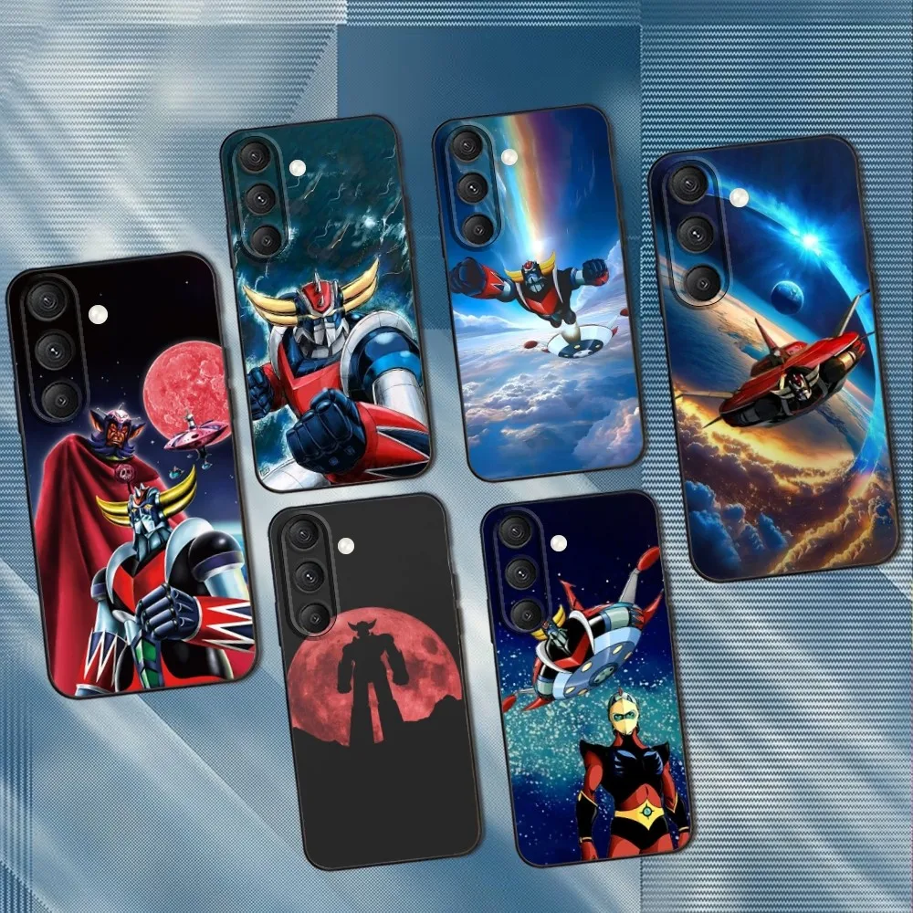 

UFO Robot G-Goldorak Phone Case For Samsung S25,S24,S23,S22,S21,S20,S10,Ultra,Plus,Lite,FE,Soft Silicone Black Cover