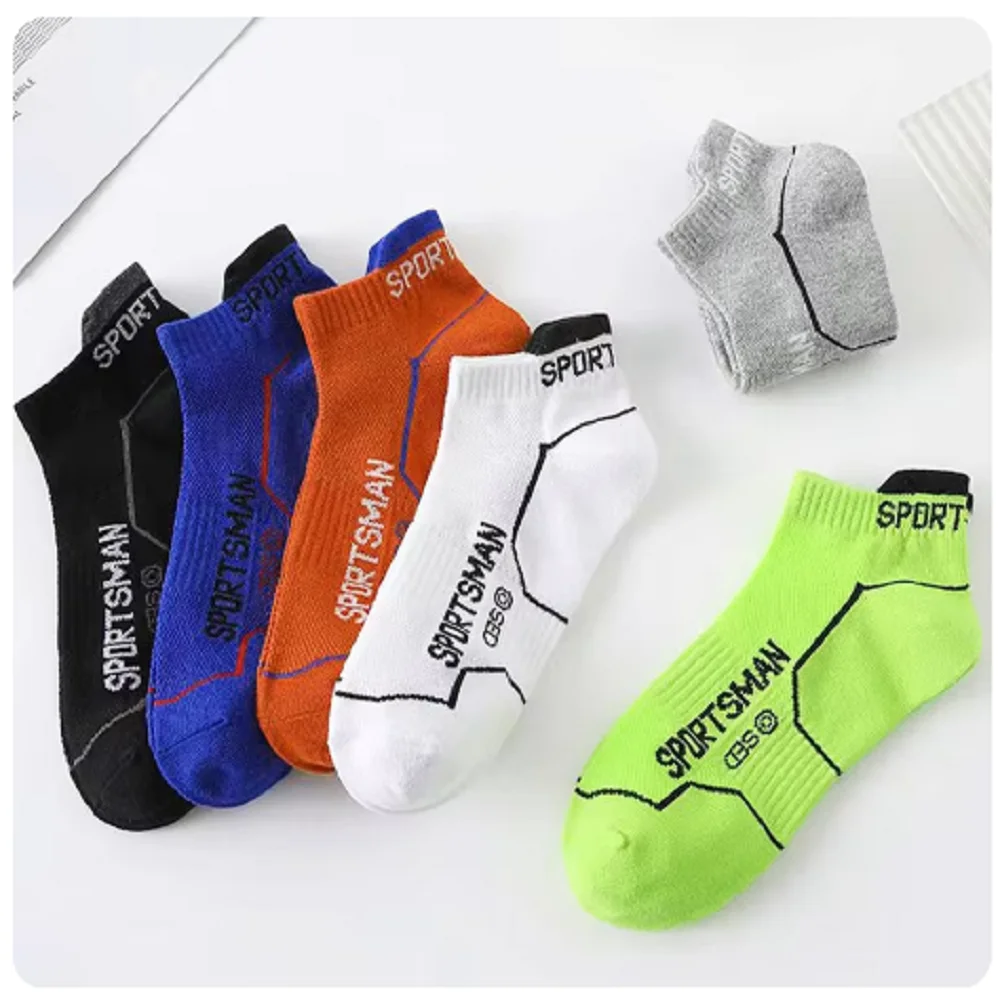 10Pairs High Quality Men Ankle Socks Breathable Sports Socks Mesh Casual Athletic Summer Thin Cut Short Sokken Size 38-45