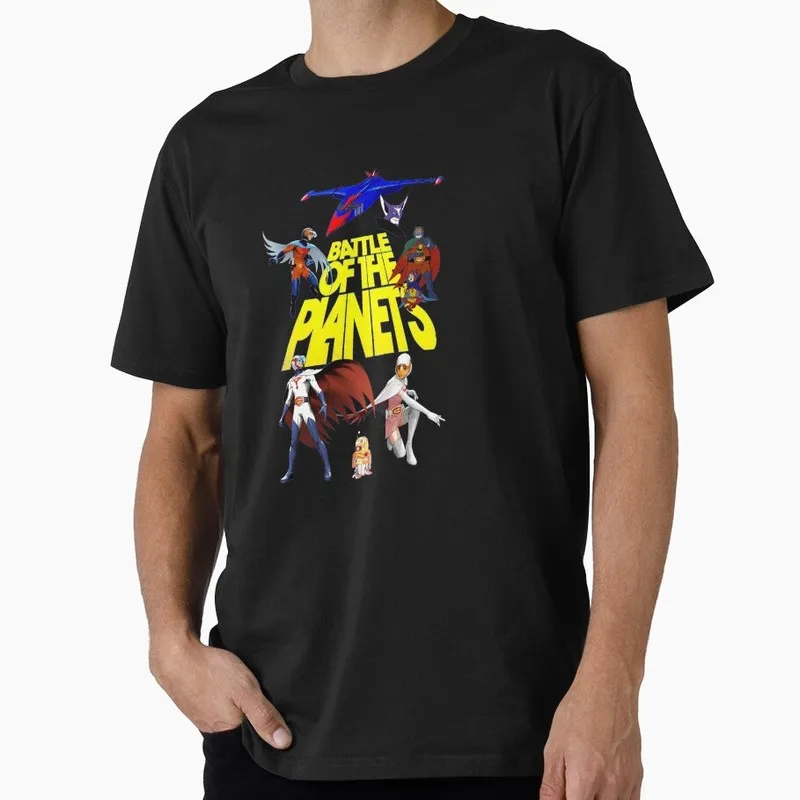 Kagaku Ninja-Tai Gatchaman Science Ninja Team Unisex Graphic T-shirt Vintage 70s Anime Battle of the Planets G-Force Fan Tops