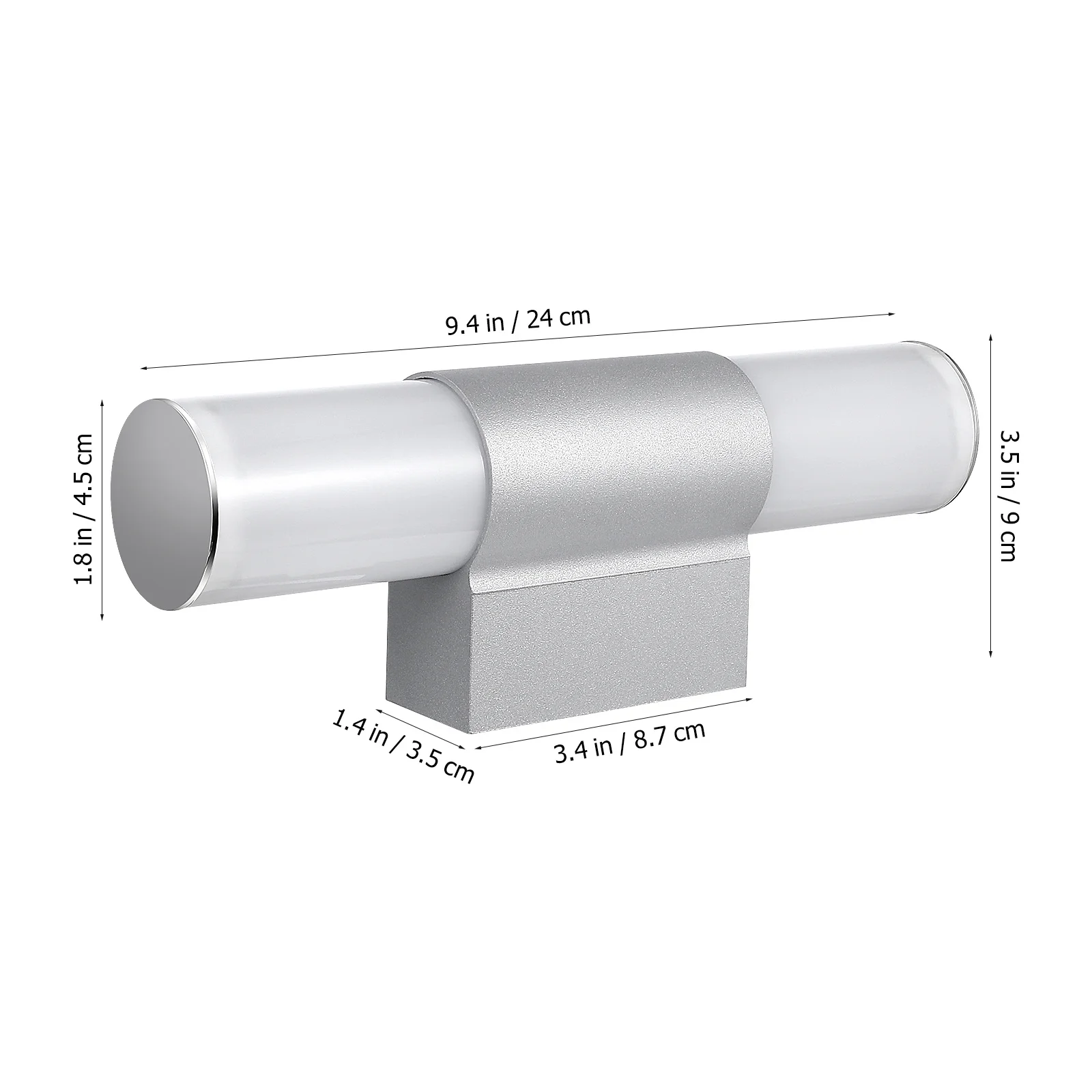LED 화장대 조명 모던 미니멀리스트 아크릴 갓 알루미늄 고정구 욕실 화장대 조명 거울 위 벽등 욕실용
