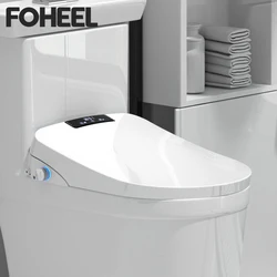 FOHEEL automatycznie otwierany Bidet elektryczny pokrycie inteligentnego bidetu podgrzewacz na siedzenia łazienki WC automatyczne F8-1 toalet