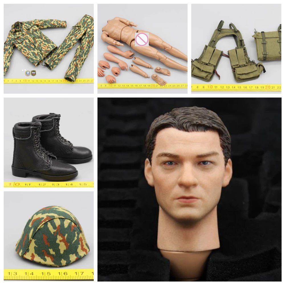 

UJINDOU UD9049 шлем, шляпа, туфли для тела, UniformChest Hang 1/6 RUASSIAN AIRBORNE TROOPS Косово для 12-дюймовой экшн-фигурки