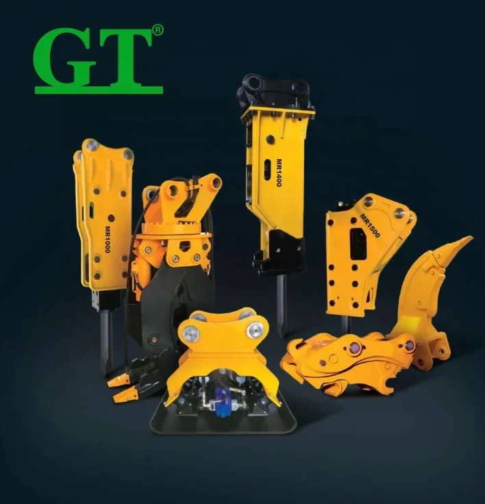 hydraulic stone rock breaking hammer quartering electric Broken impact parts crushing drilling forging rotary demolition hammer