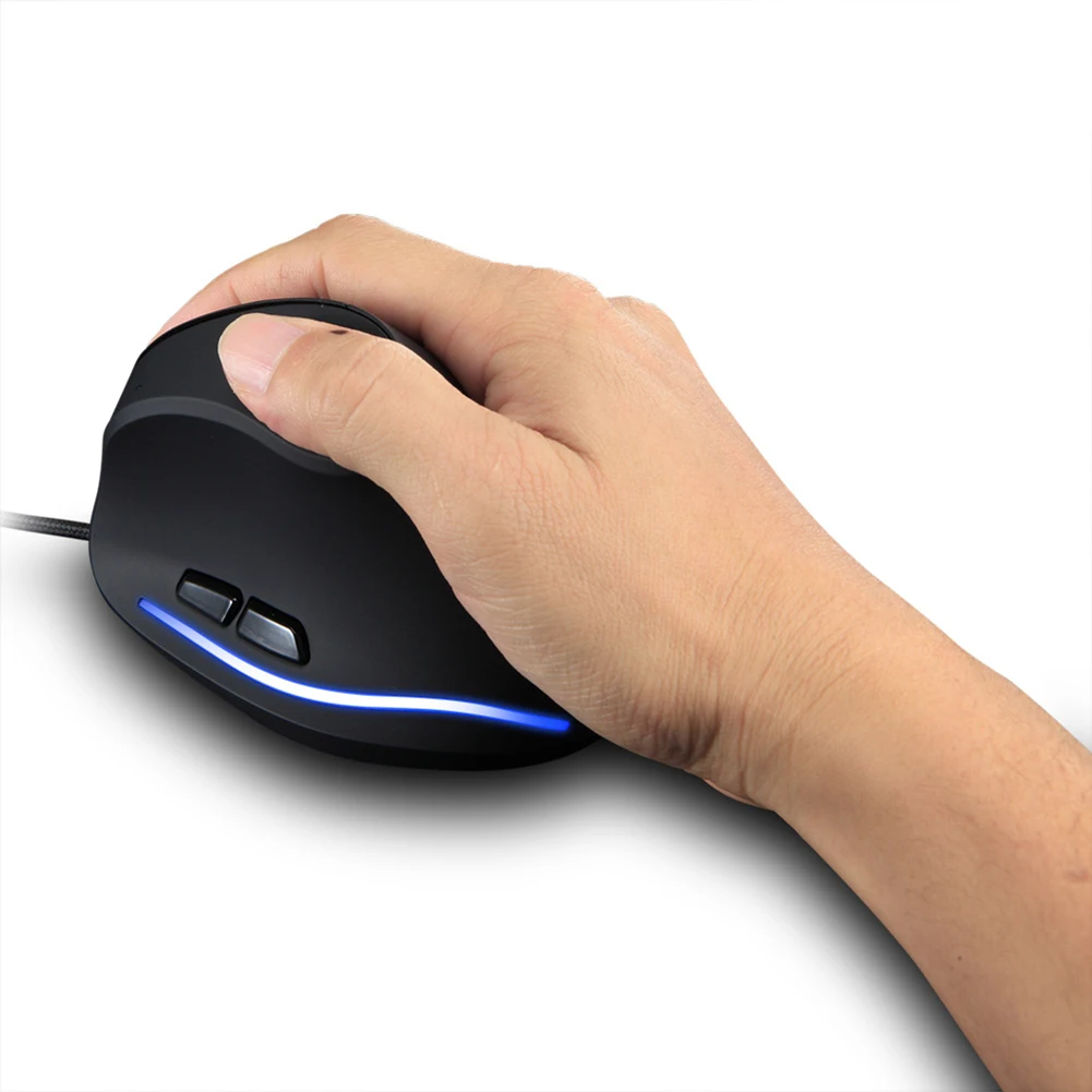 

ZELOTES T20 Wired Vertical Rechargeable Ergonomic 3200 DPI USB Optical Mouse