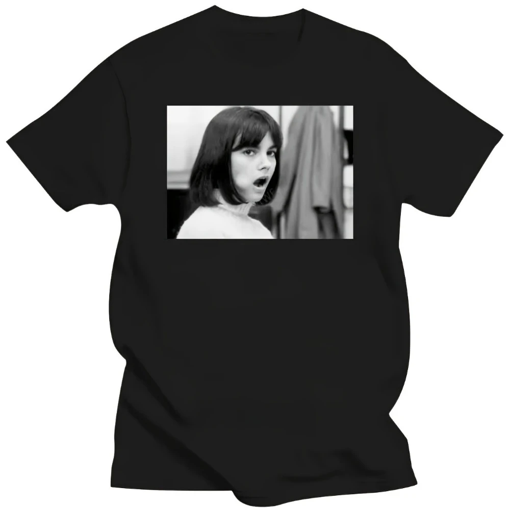 Camiseta unisex vintage inspirada en Jean Luc Godard de 1966 para hombre y mujer, camiseta negra con gráfico de cine, camiseta suave con cuello redondo, ropa de calle