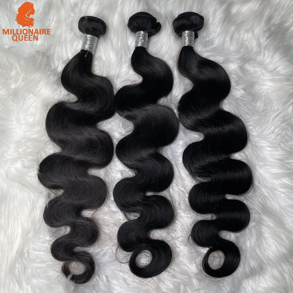 12A مزدوجة تعادل الفيتنامية الجسم موجة ملحقات 100% شعر بشري لعذراء جودة حزم التخليص بيع العناصر المليونير الملكة