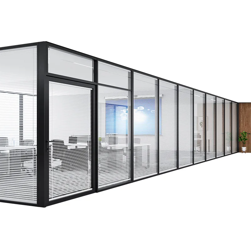 

Office glass partition wall