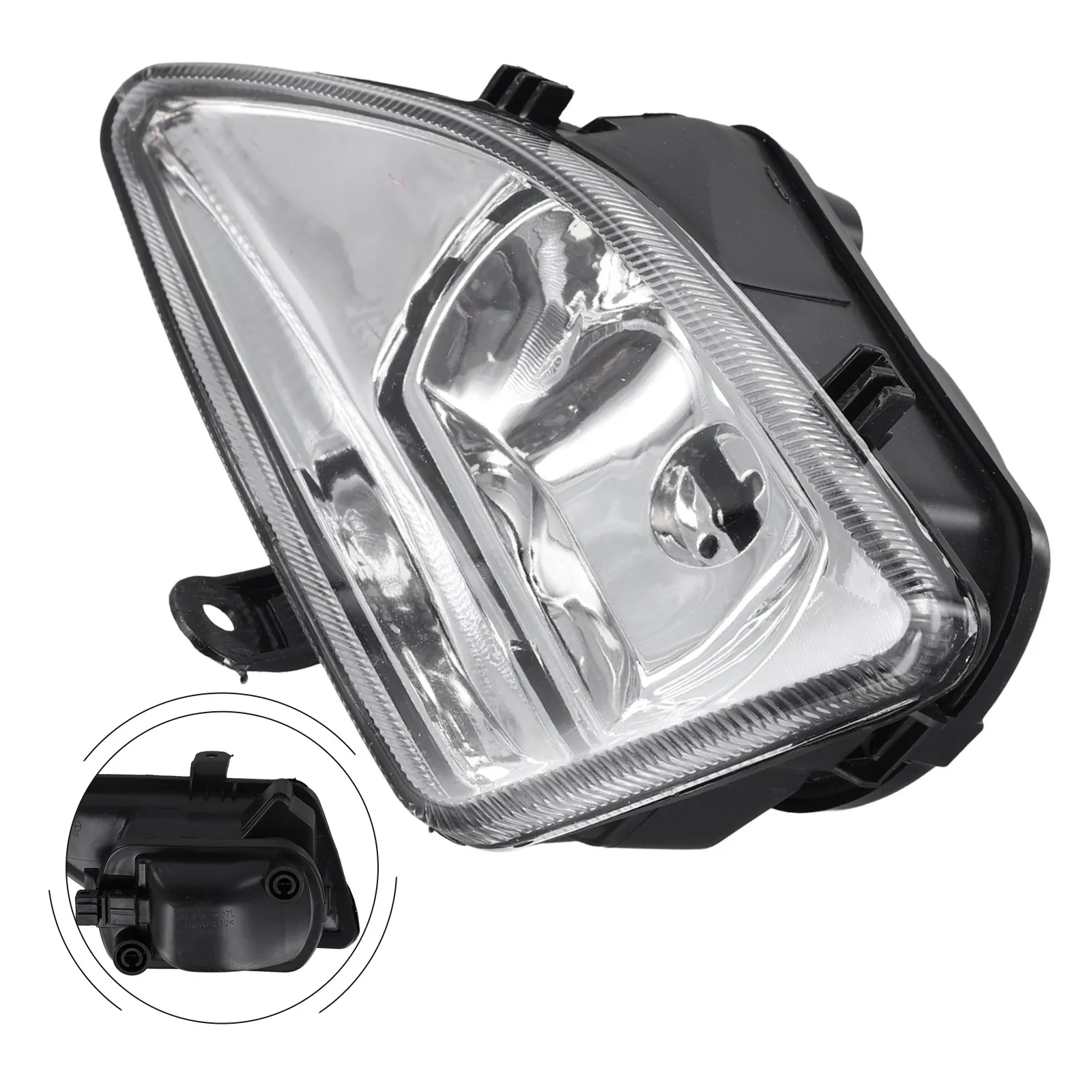 

1pcs Left Car Front Bumper Fog Lamp Lights For Ford For Fiesta Mk5 Hatchback & Van 10/1999-06/2002 ABS+PC White 12V Car Accessor