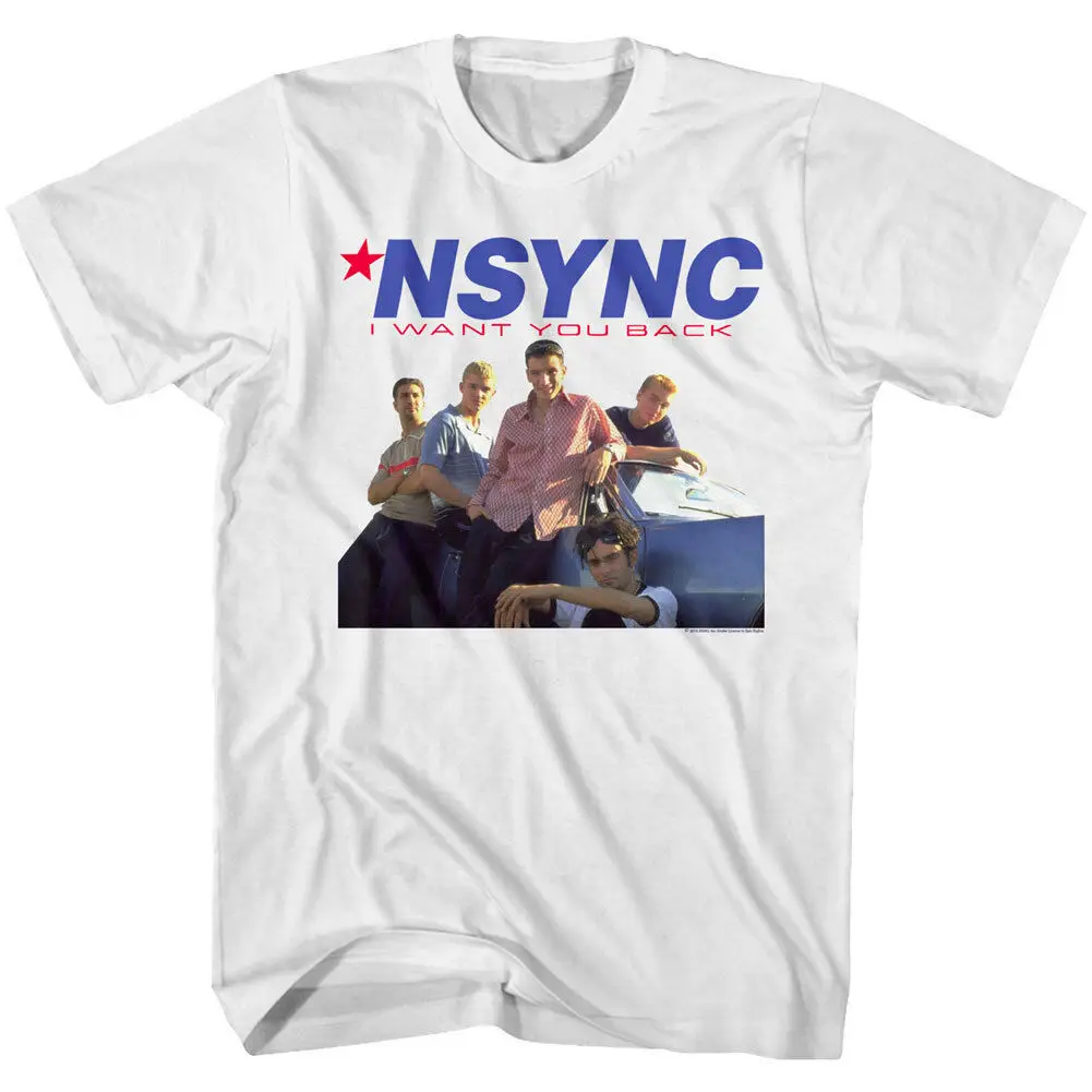 Nsync Justin Timberlake Want You Back Men'S T Shirt Pop Music Album Cover Merch