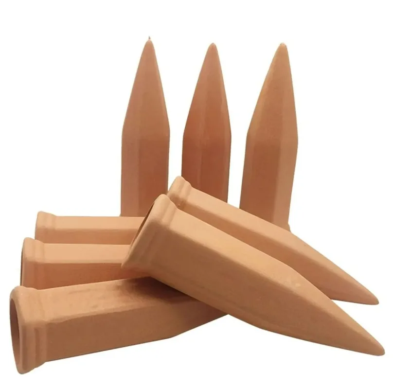 Plant Self-Watering Stakes, Terracotta Automatic Plant Waterer Devices Auto-Water Irrigation System For Indoor/Outdoor