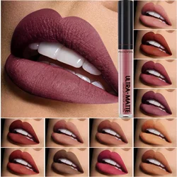 1PC Long Lasting Velvet Matte Liquid Lipstick Waterproof SmudgeProof Lip Gloss 12 Colors