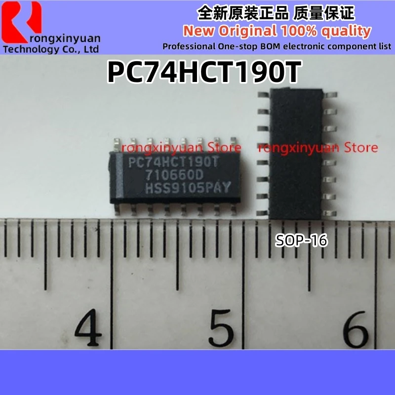 Novo 100% de Qualidade PT8A978BLWE, 8A978, PC74HCT190T, PC74HCT, 190T, N74F138D, 74HCT42D, 74HCT42, SOP-16, 5Pcs