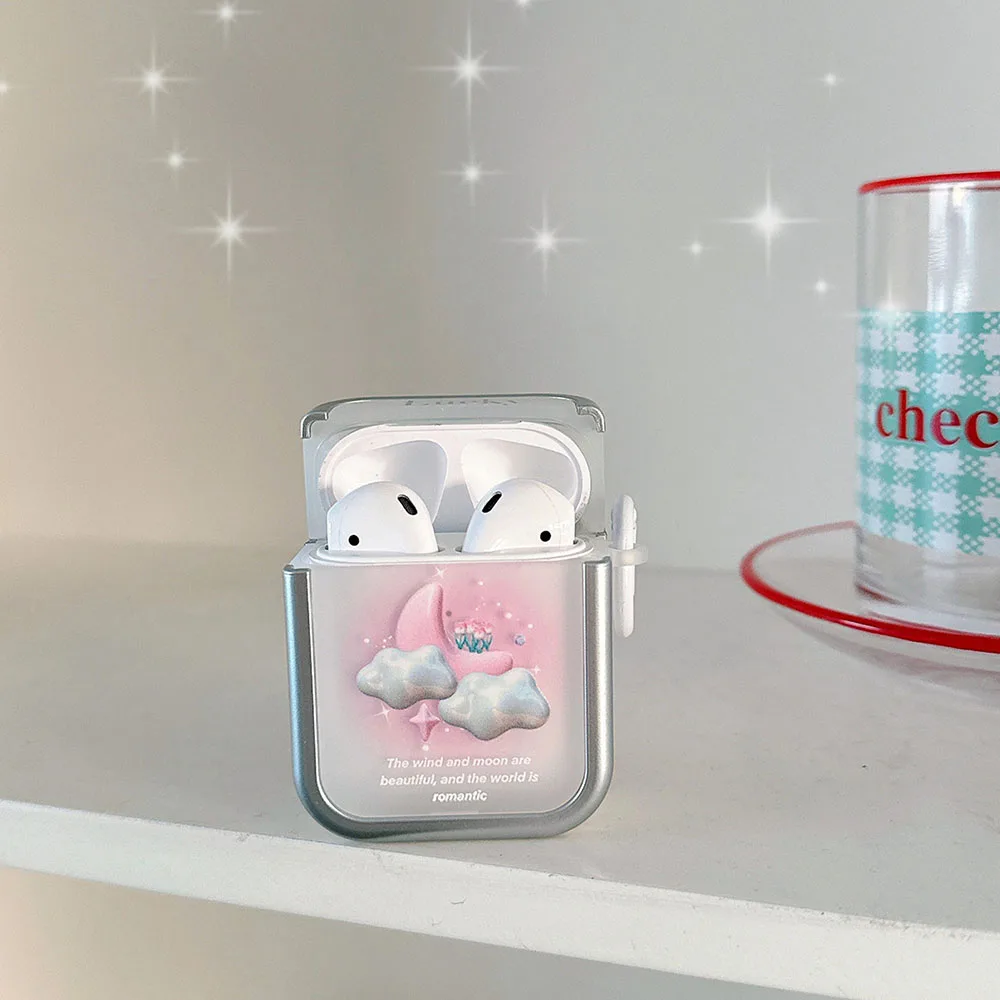 Apple Airpods Pro 1/2/3ケース,Bluetoothヘッドセット,リング付き保護ケース