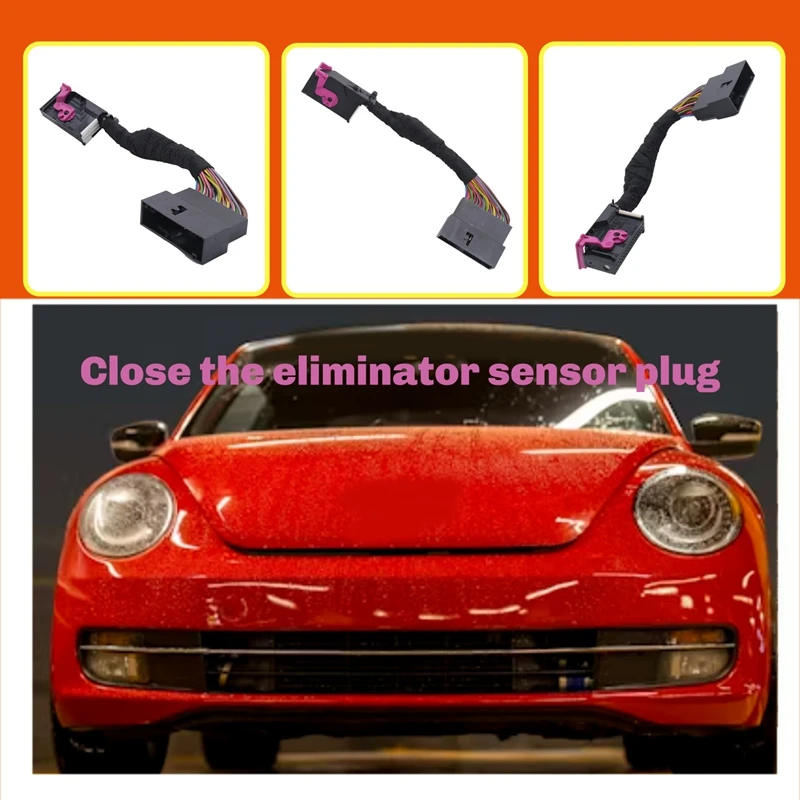 Car Auto Stop Start Engine System Off Canceller Sensor Plug For VW Golf 8 2021-2024 LHD