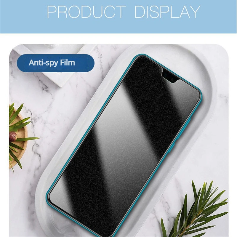 5Pcs HD Matte Privacy Ceramic Tempered Film For iPhone 15 14 13 12 11 Pro Max Mini Anti Spy Screen Protector 6 7 8 Plus X XS XR
