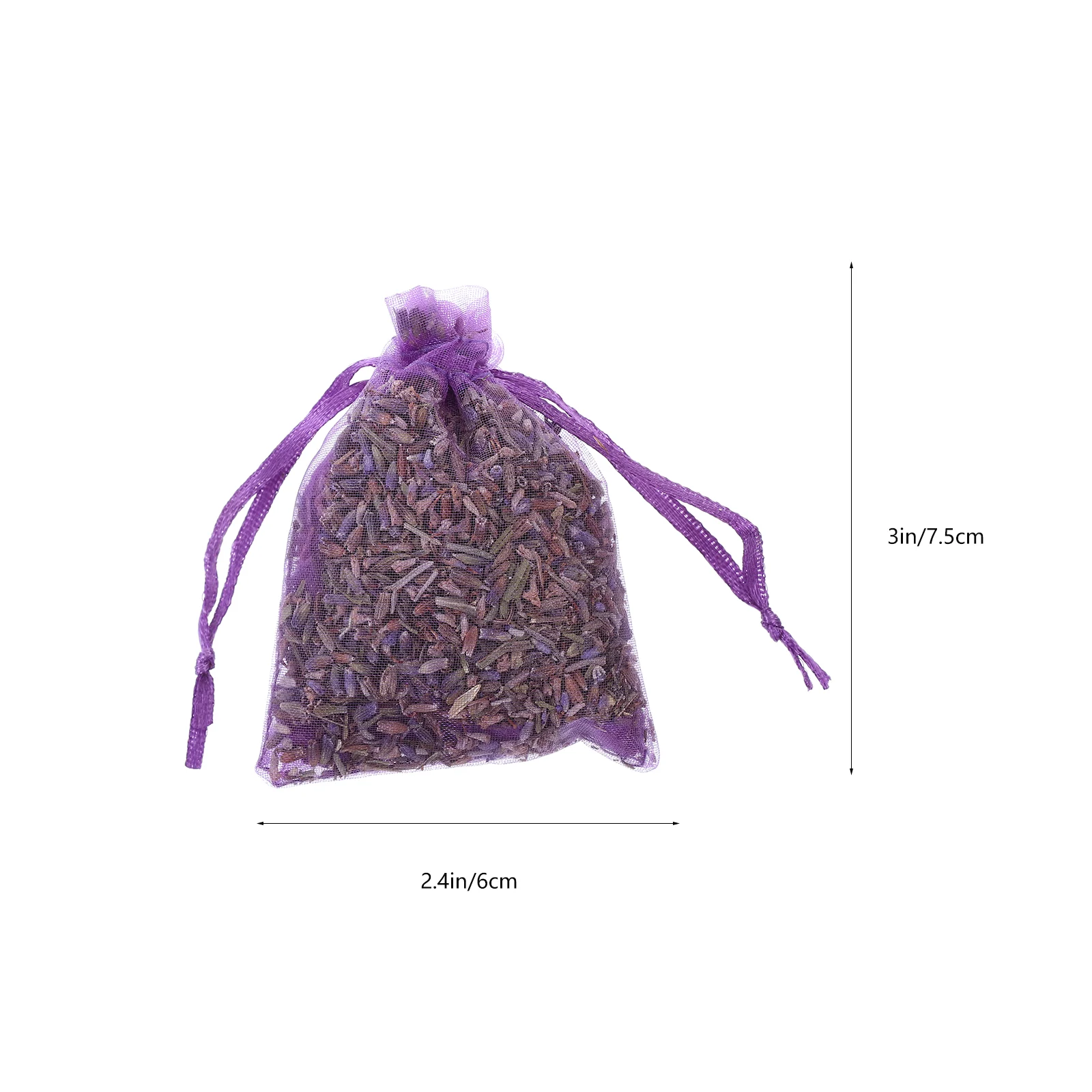 12 Pcs Lavender Sachet Fragrant Sachets Bag Pendants Natural Mesh Home Scent Pouch Flower Drawers Fresheners