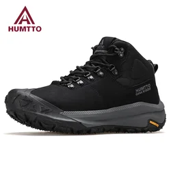 HUMTTO-Chaussures de sport respirantes pour homme, baskets de randonnée, bottes de trekking, camping en plein air, sécurité non ald, hiver