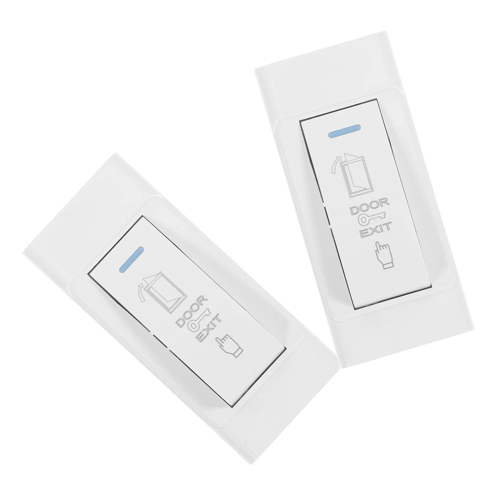 

2pcs High Power Switch Bedroom Button Push Replacement Access Control Wall Plate Heavy Duty Door Buttons Wall Mounted Door Push