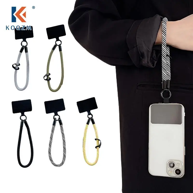 Mobile Phone Lanyard Personality Wrist Strap Short Style Mobile Phone Rope Portable Bag Key Chain Anti-loss Mobile Phone Chain