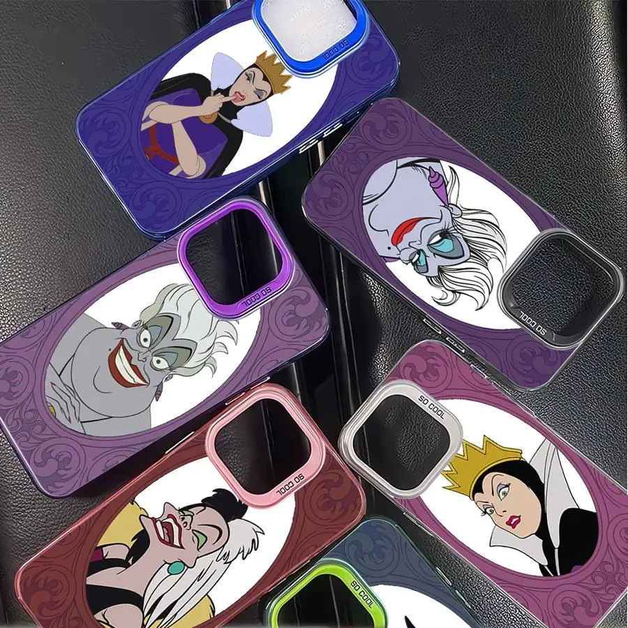 Villain Witch Queen Disney Phone Case for Apple iPhone 16 11 Pro Max 15 Plus XS Max X 13 12 Pro XR 14 Pro Soft Cover Silicon