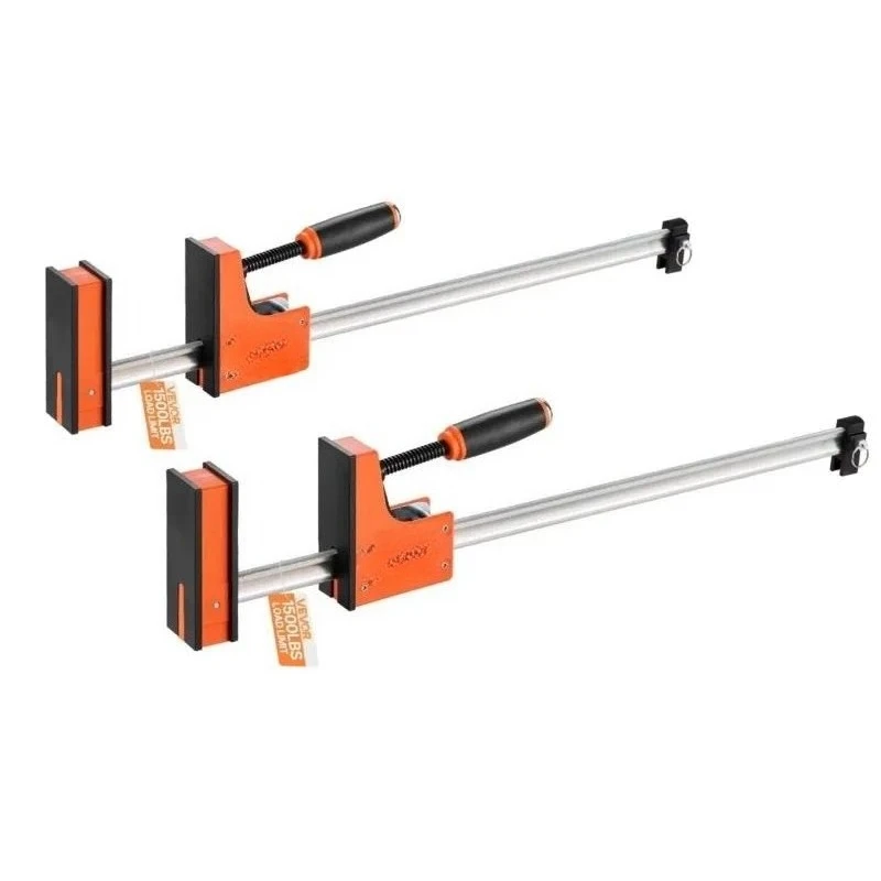 2 Piece 24 Inch Parallel Woodworking Clamp Set High Strength P F Fixture 1500 Lbs Load Capacity