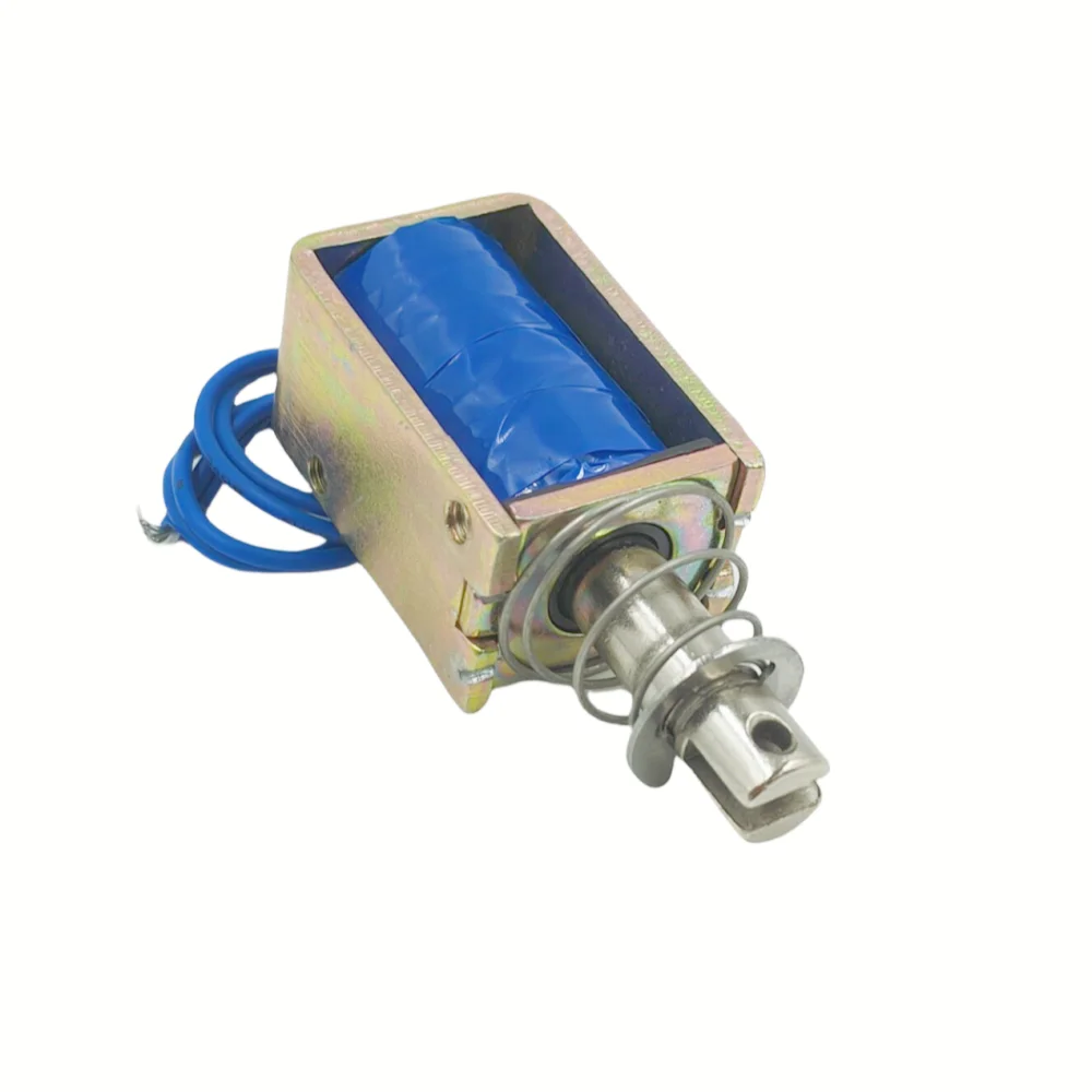 JF-1039B Push-Pull Open Frame Solenoid Electromagnet 10mm 25N DC 12V/24V 400MA image 4