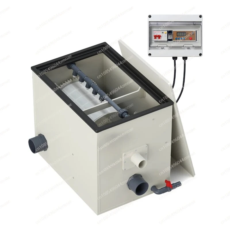 Drum Microfilter for Aquaculture & Fish Ponds | Automatic Backwash with Solid Waste Separation | High Efficiency Mechanical