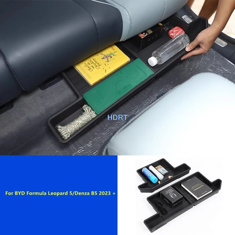 

Для BYD Formula Leopard 5/Denza B5 2023 + Стайлинг автомобиля, второй ряд, ящик для хранения на заднем сиденье, защитная крышка, декоративные аксессуары