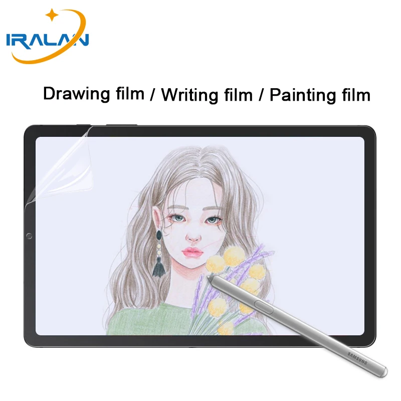 Anti-Glare Writing Painting Film For Samsung Galaxy Tab A8 A7 S6 Lite 10.4 S7 11 Plus/FE 12.4 S8 S5E Mate Film Screen Protector