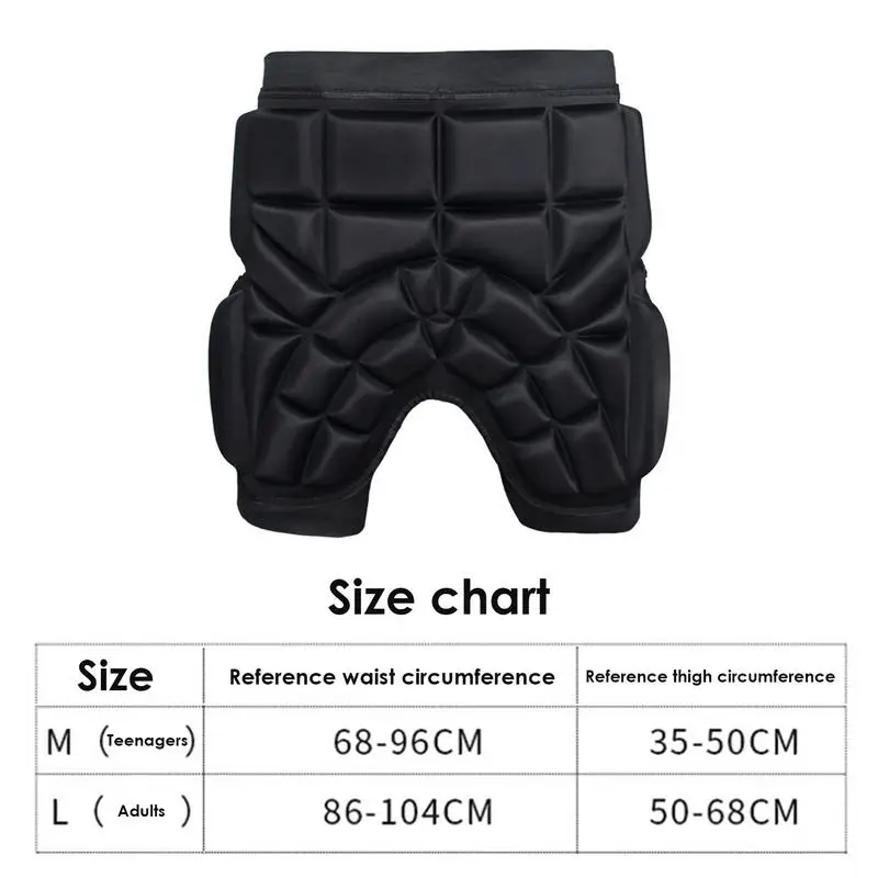 3D Padded Protection Hip Pad Kids Adult Skates Butt Protector Sheild Shorts Lightweight Breathable Skiing Snowboarding Skating