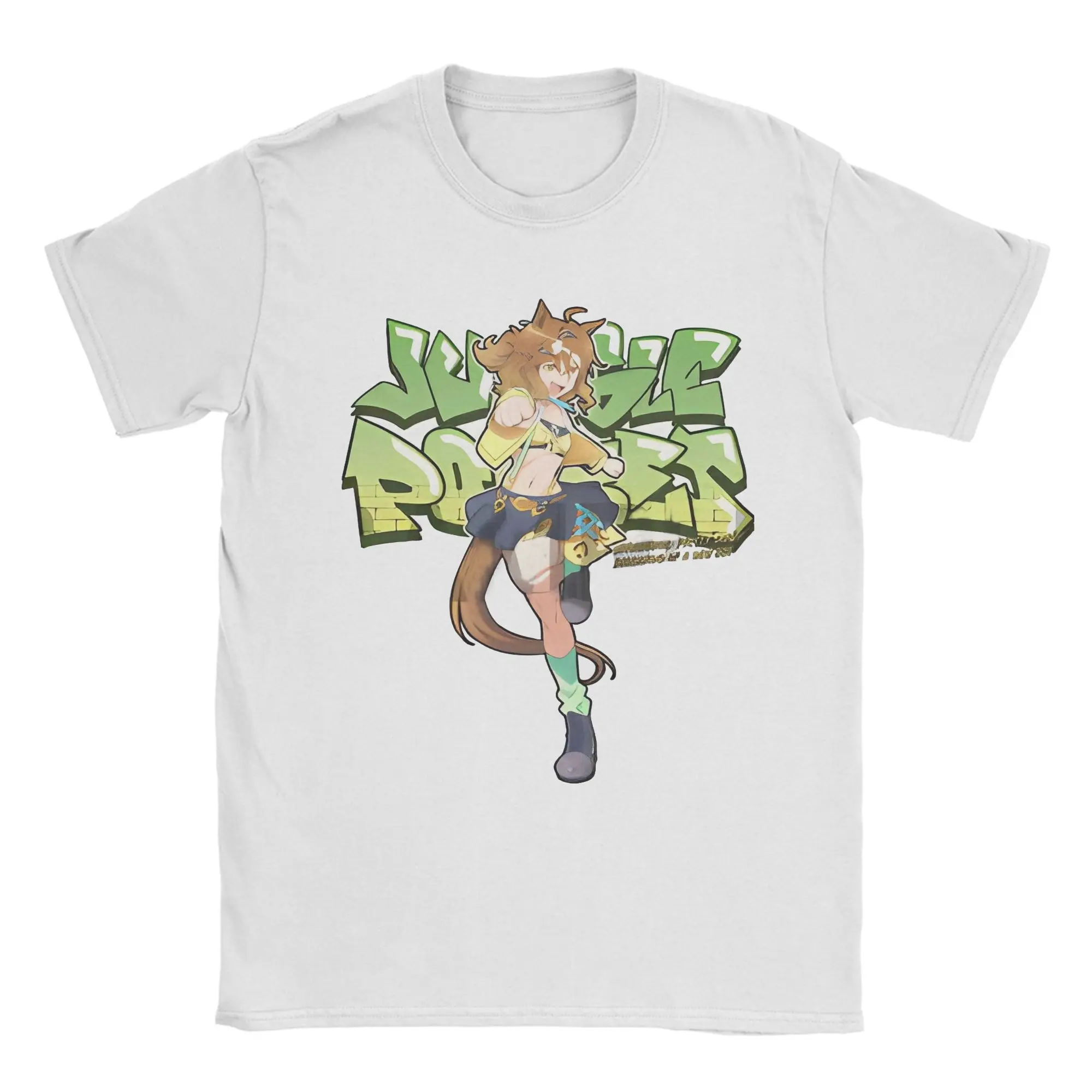 I Love NTR Umamsusme Anime T Shirts Men's Women's Cotton Awesome T-Shirt Round Collar Tees Short Sleeve Clothing Plus Size