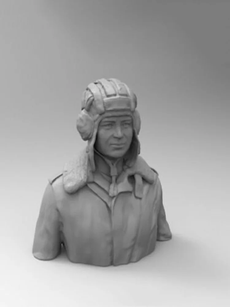 New Unassembled 1/16 Soviet T-72 Tank Driver Bust Resin Figure Unpainted Model Kit