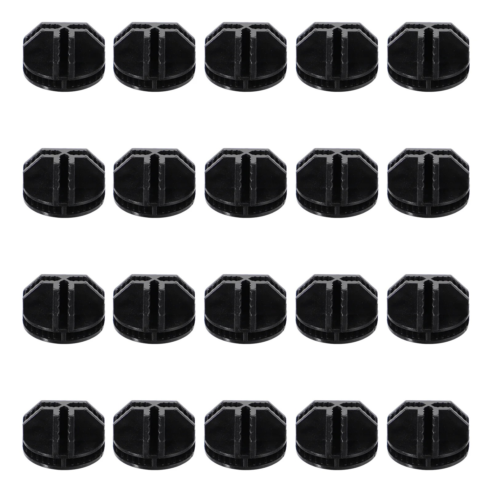 20 قطعة أرفف تخزين مكعبة موصلات ABS البلاستيك اتصال آمن سهلة التجميع تفكيك إعادة استخدام خزائن المنزل #5