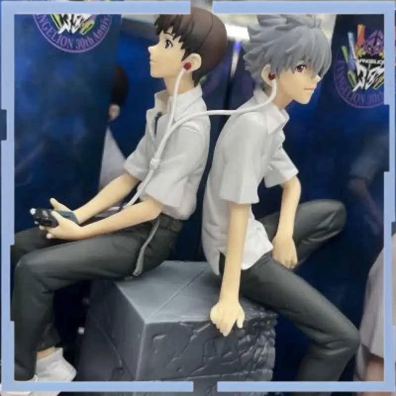 

Оригинальная коллекционная фигурка-модель Ikari Shinji и Nagisa Kaworu из Neon Genesis Evangelion, настольное украшение, подарок, в наличии