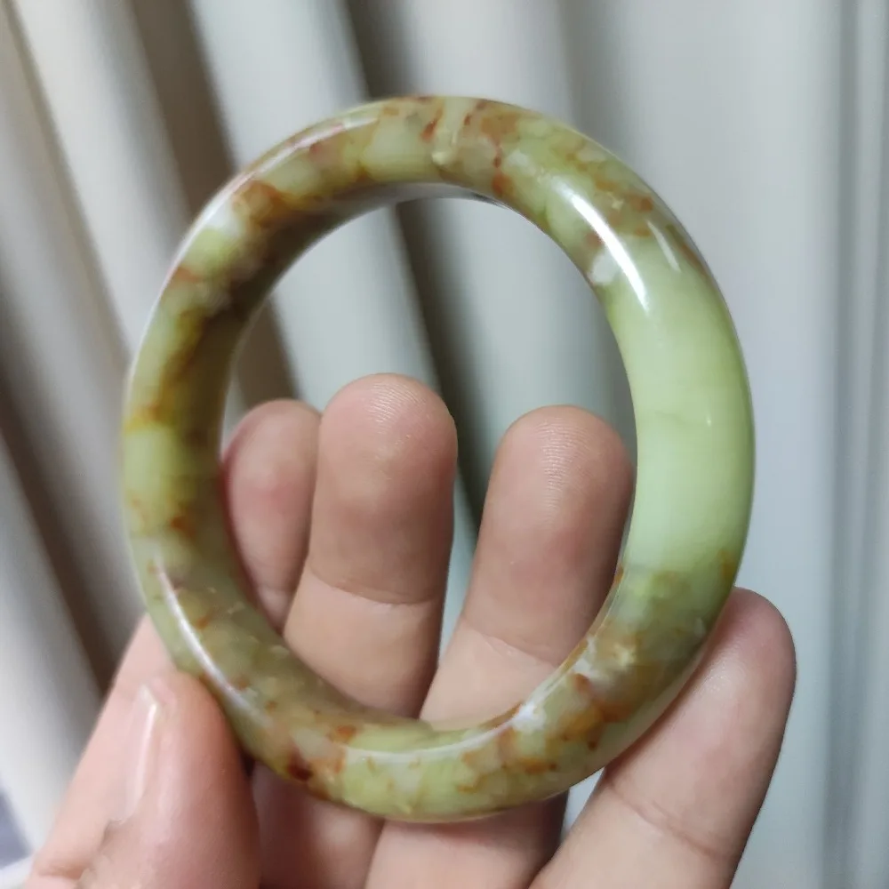 

High quality natural Xiu Yu Niu Oil Fruit jade bracelet bangle bangles for women a fashionable versatile style perfect vacation