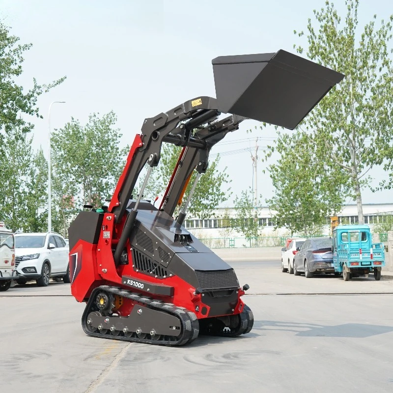 1.5 Ton Compact Mini Track Skid Steer Loader CE EPA ISO Approved With Engine For Construction Farm Landscaping