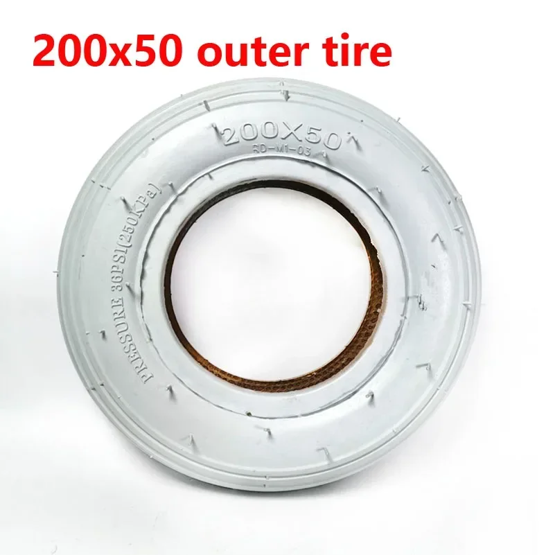 8-inch Inflatable Wheels 200x50 Tires, Suitable for Motorcycle Wheelchair KUGOO S1 S3 Electric Adult Scooter Parts