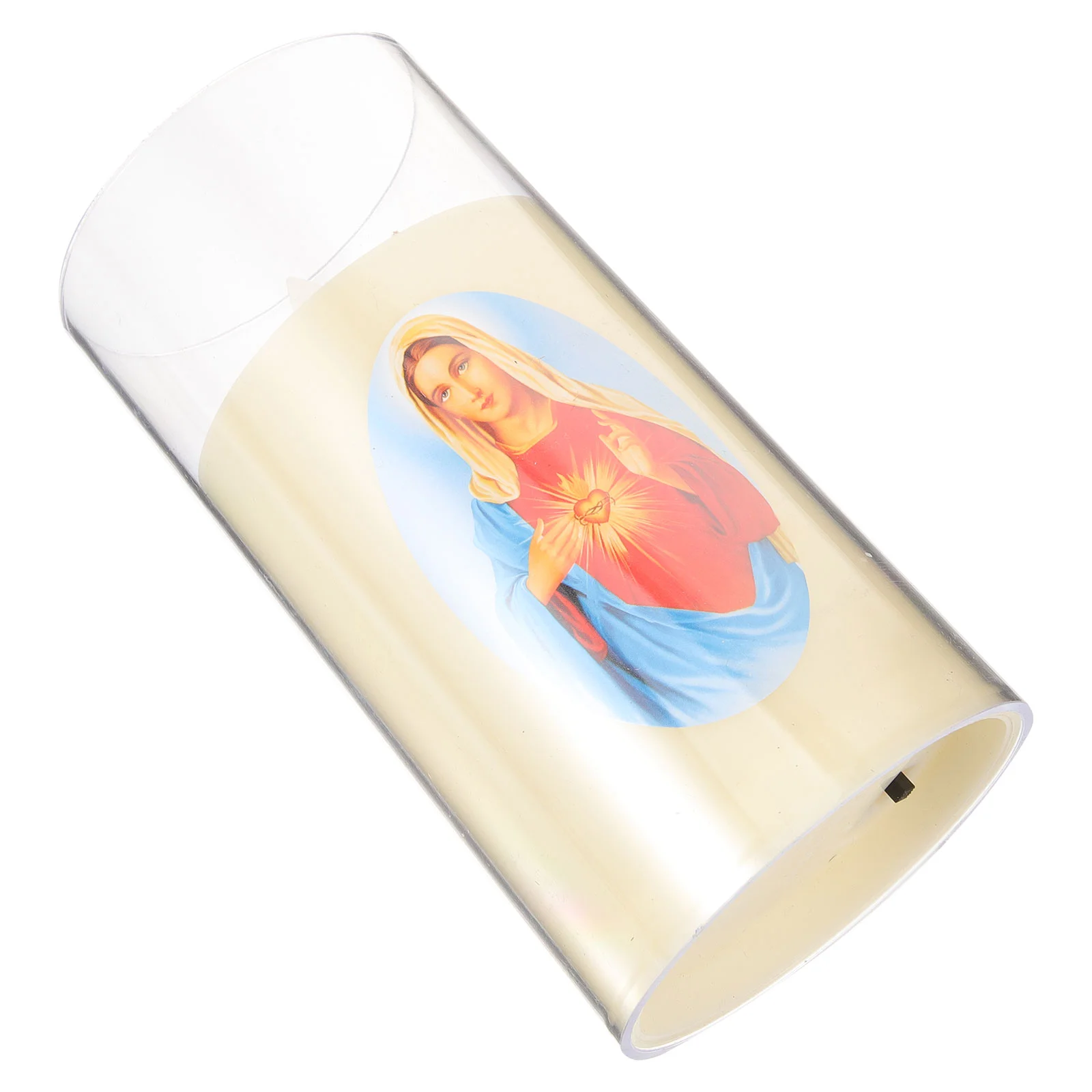 

Acrylic Swing Night Light Candles Operated with Flickering Flame Bulk Prayer Catholic Window Plastic Blessed