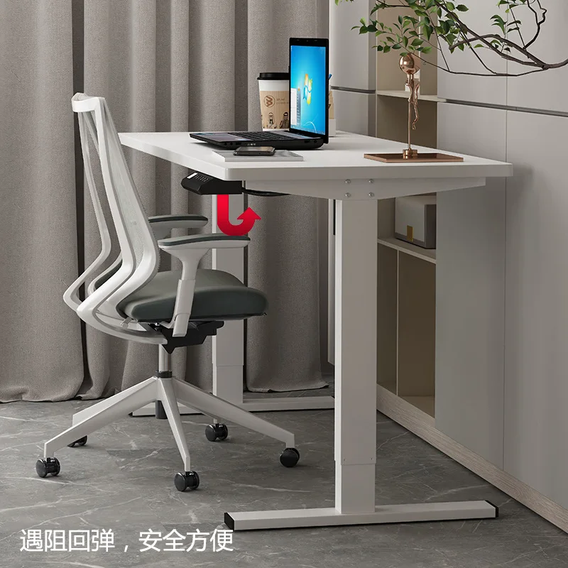 Electric lifting table legs double motor solid wood smart desk computer
