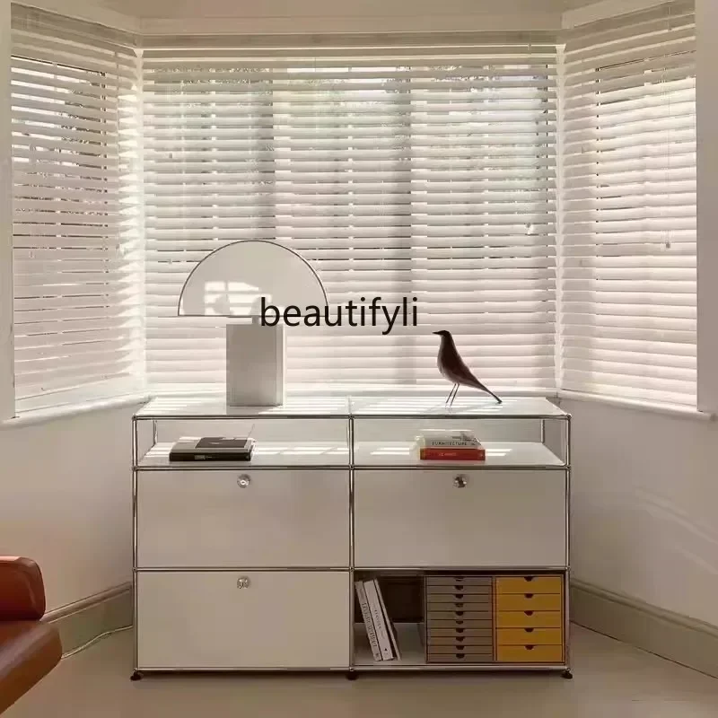 Usm Mid-Ancient RVS TV-kast Opbergruimte Moderne Module Combinatie Dressoir Kast Woonkamer Ladekast