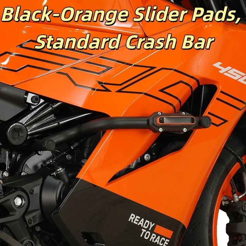 Race‑Spec Crash Bar Bumper Frame Anti‑Fall Sliders Mod Parts For KTM RC450 Motorcycle Accessories