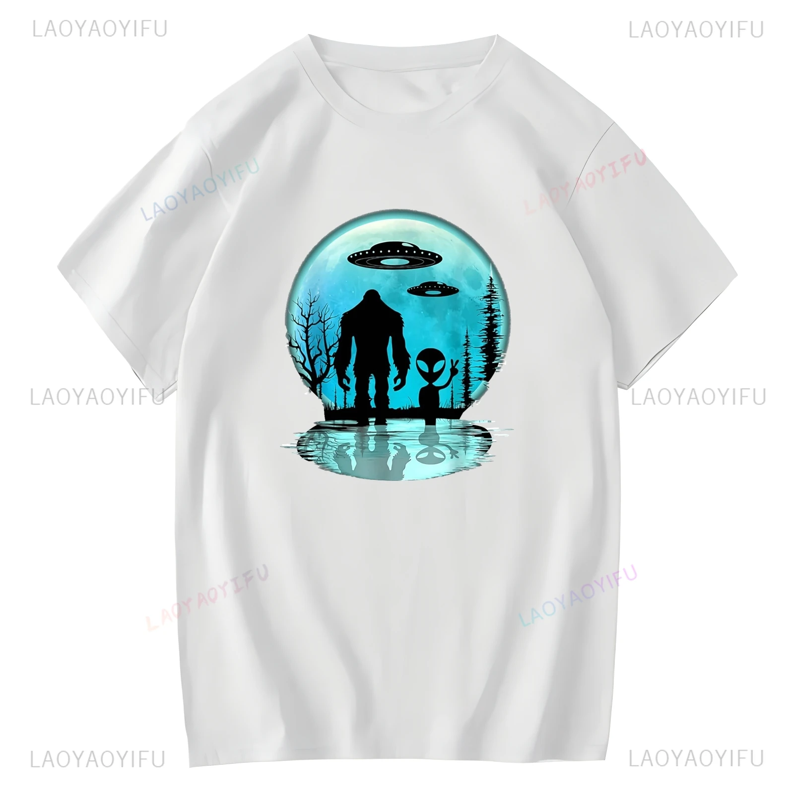 1947 ROSWELL TRUE IS OUTERE-UFO-ET- قميص مطبوع برسومات عتيقة، تي شيرت كاجوال أنيق لعشاق استكشاف الكون #3