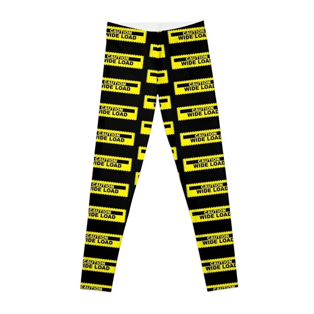 

Caution: Wide Load Leggings Clothing fitness sportswear gym Womens Leggings