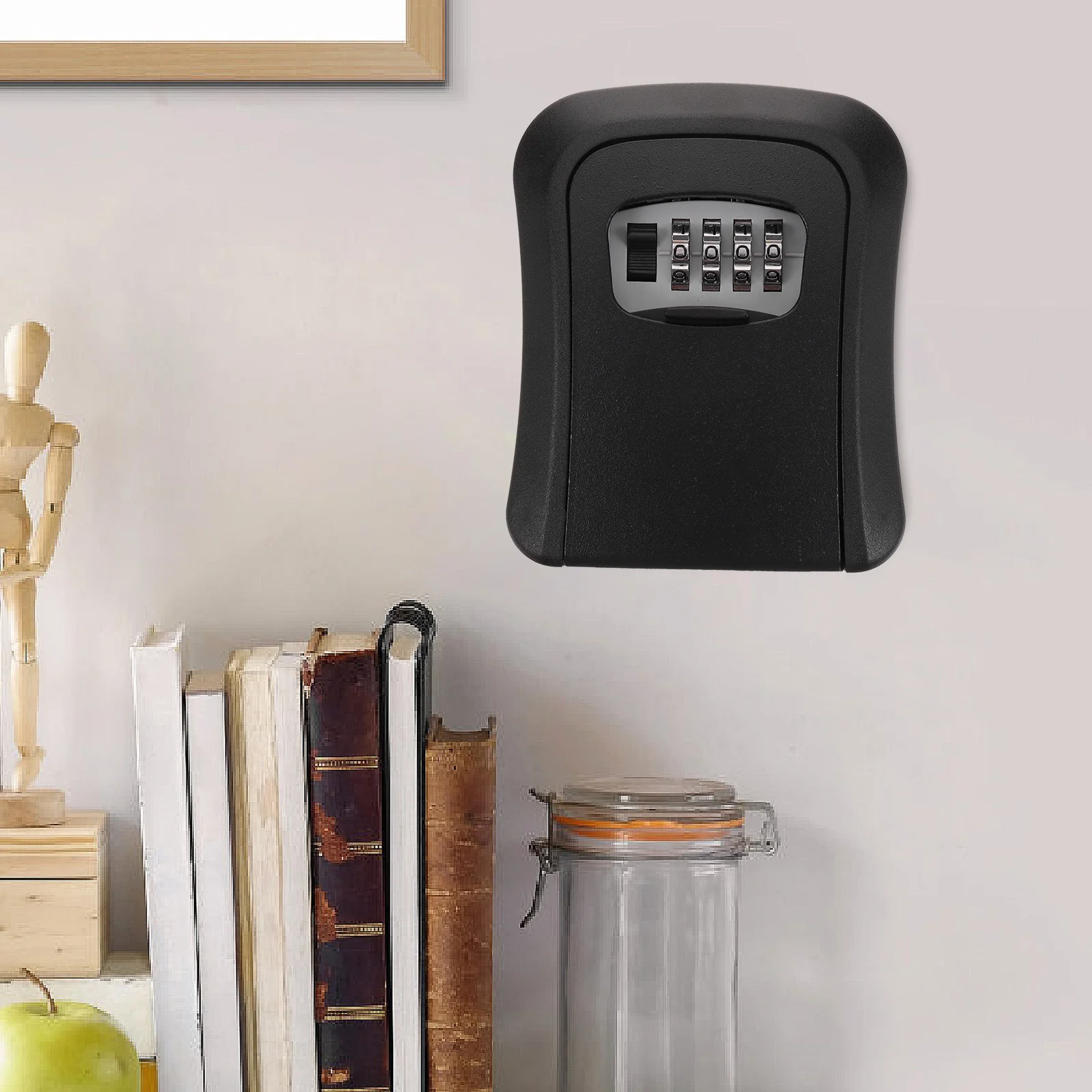 Outdoor Key Lock Box 4-cijferige combinatiecode Veilige opslag voor thuisverpleegplaatsen Lock Box Key Locker