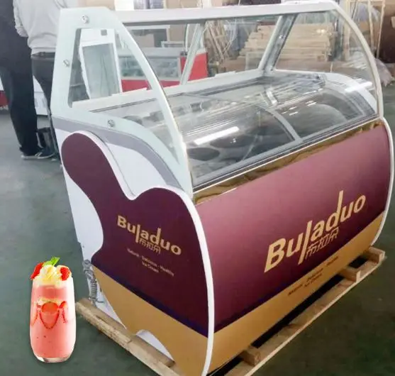 luxury small mini countertop gelato ice cream refrigerator fridge rs r display case for ice cream