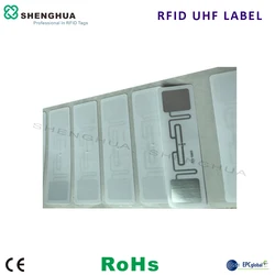 50pcs/lot UHF Inventory Stickers Barcode Printable Passive Smart RFID Tag Label 76*22mm for asset control h9/mR6P/M730 18000-6C