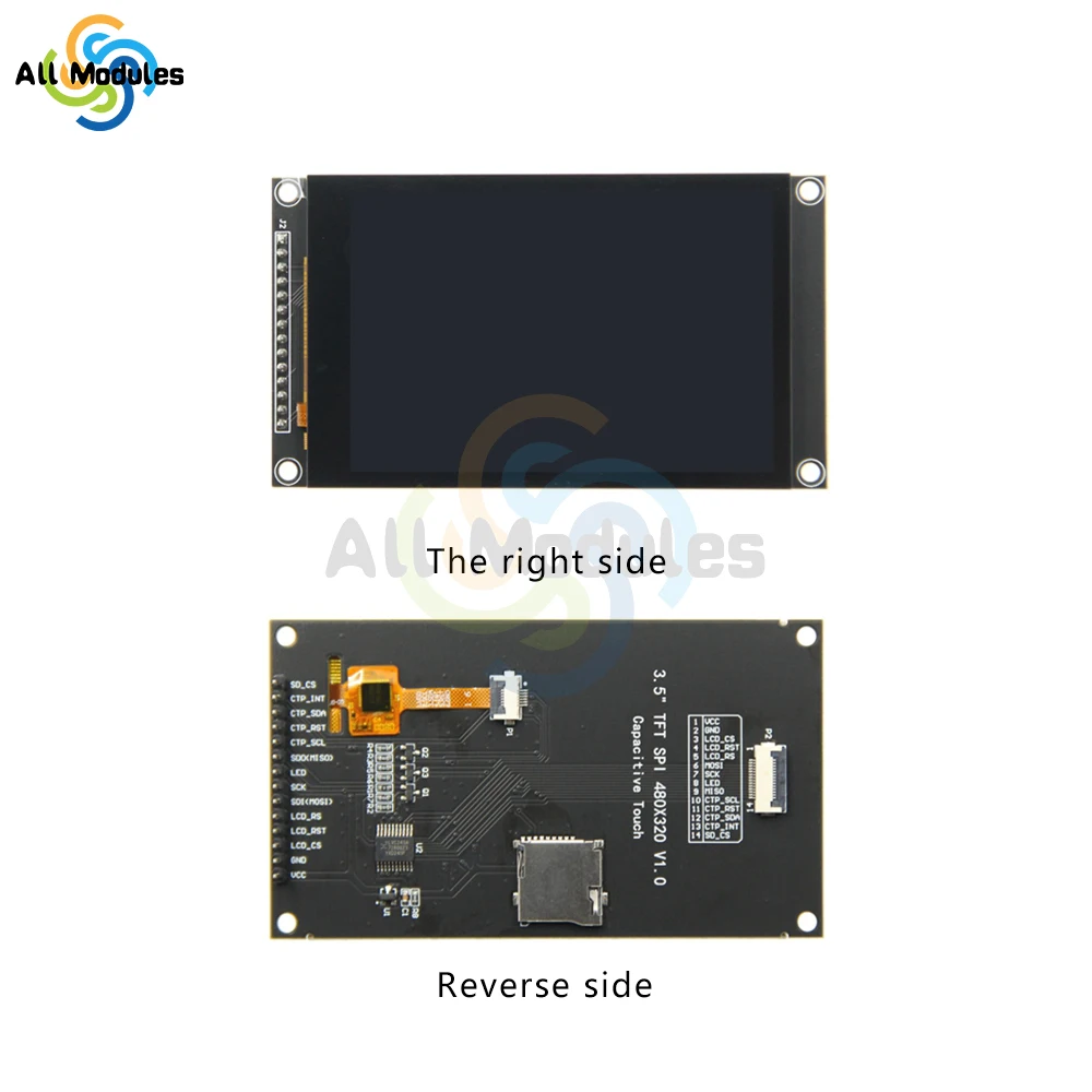 LCD Screen Module 3.5inch TFT Display Module SPI Serial 240*320 HD Electronic Accessories Electronic Screen Driver Accessories